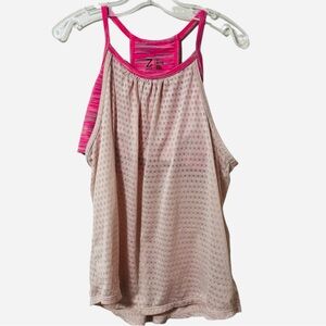 Z by Zella Girls Pink Tank Top Size 8/10
